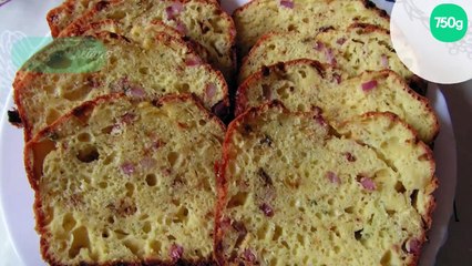 Cake aux yaourts et lardons