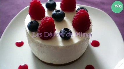 Cheesecake spéculoos, limoncello et fruits rouges (sans cuisson)