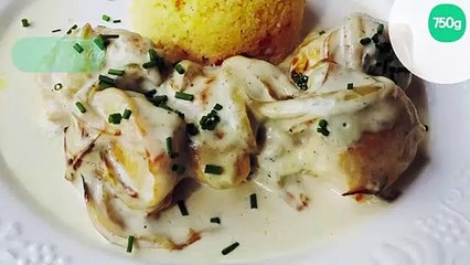 Sauté de poulet à la crème Saint Agur®