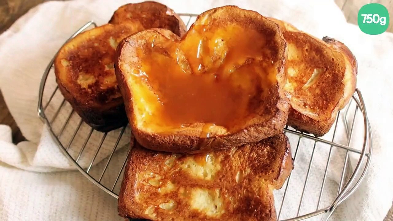 Brioche perdue au caramel beurre salé