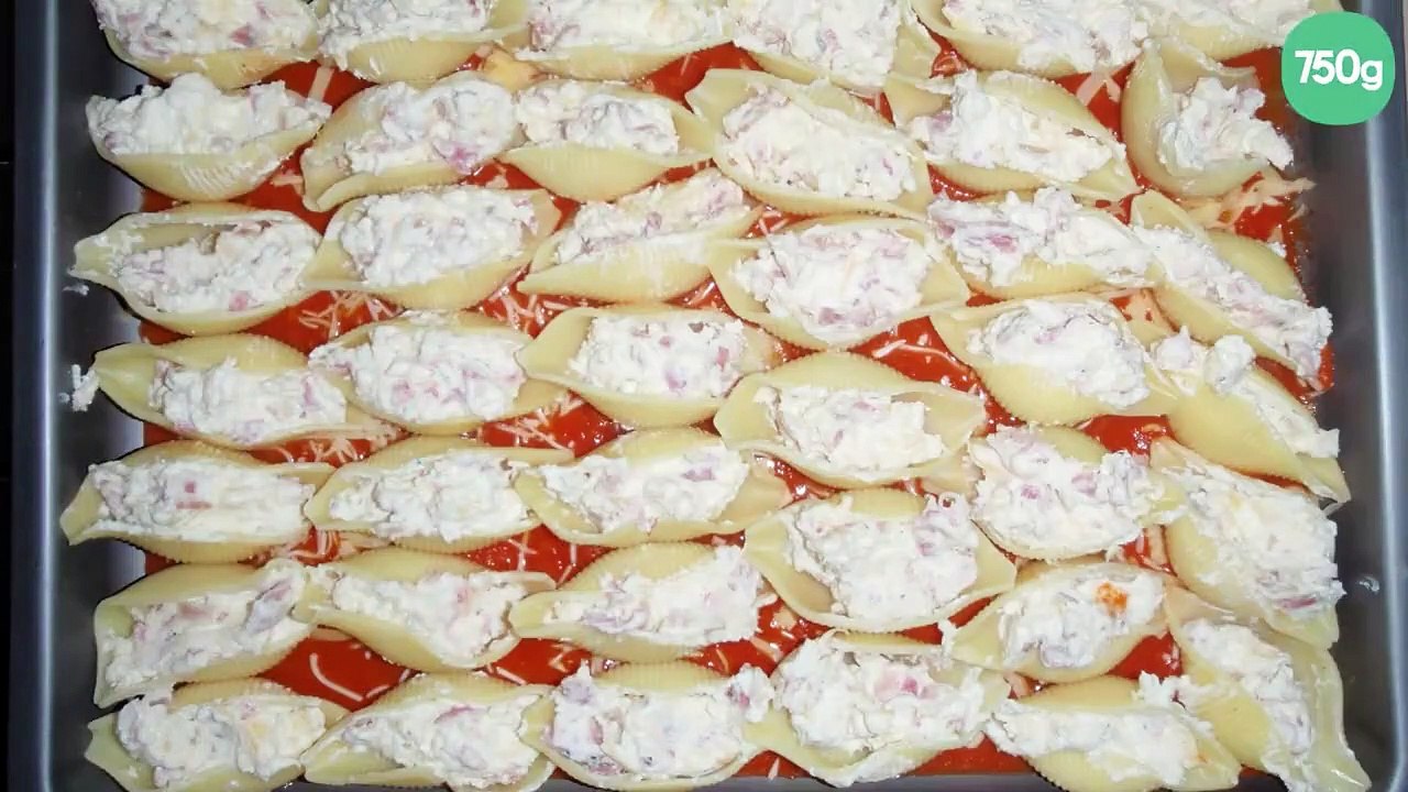 Conchigliati pancetta mascarpone ricotta