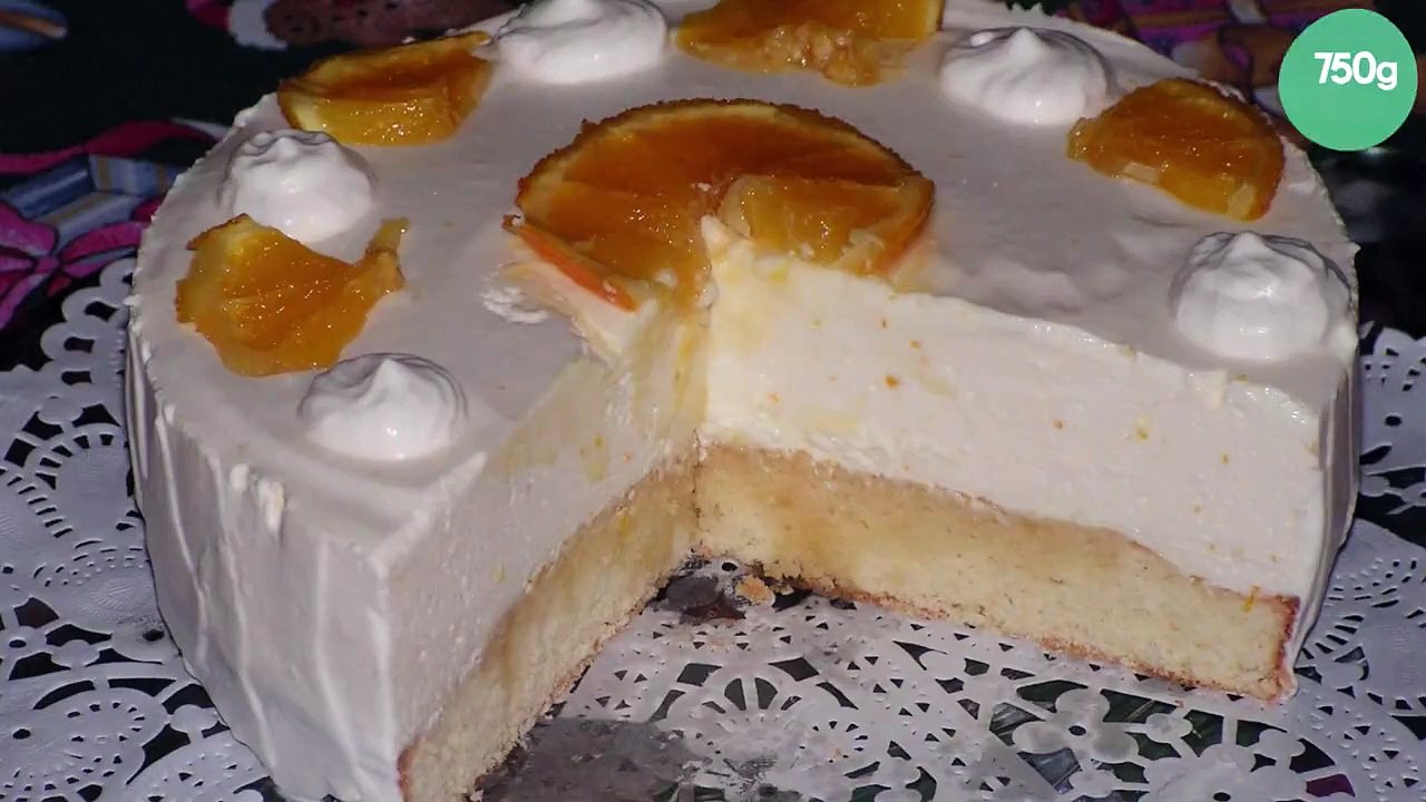 Biscuit mousse à l'orange