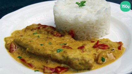Filets de cabillaud au curry