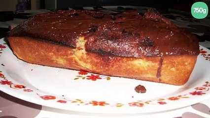Marbré au chocolat et à la banane
