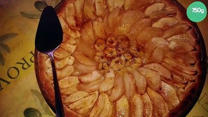 Tarte pommes, poires, bananes