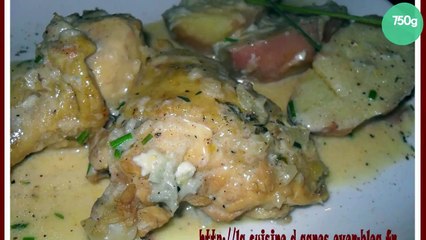 Cuisses de poulet au mascarpone-gorgonzola