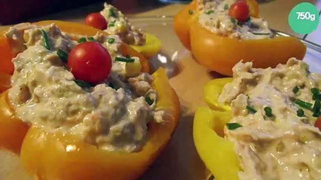 Poivrons farcis au thon