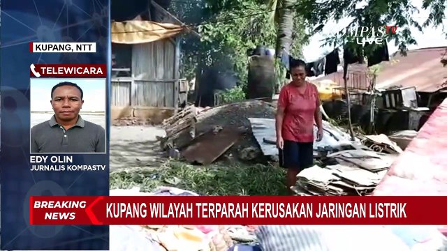 Bencana Kupang NTT, Aliran Listrik dan Pasokan BBM Terkendala