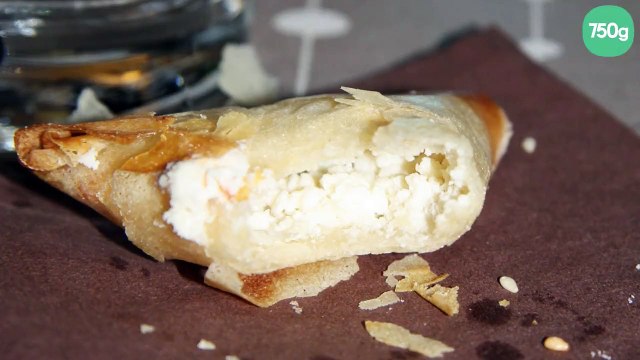 Brick chèvre / miel et amandes