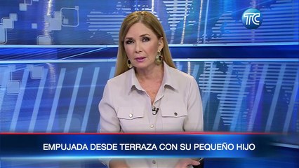 Una mujer junto a su hijo fue lanzada desde la terraza de una casa en Quito