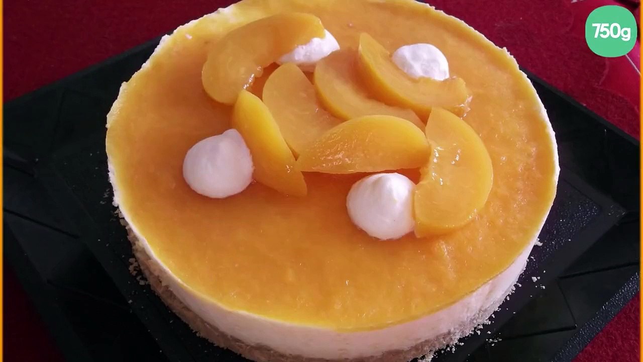 Entremets aux pêches