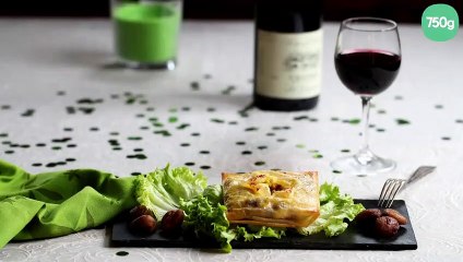 Bricks au poulet aux épices et aux marrons
