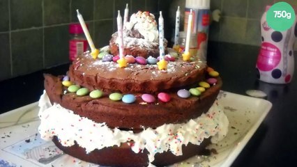 Gâteau d'anniversaire chocolat
