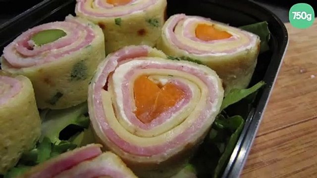 Crêpes salées façon makis
