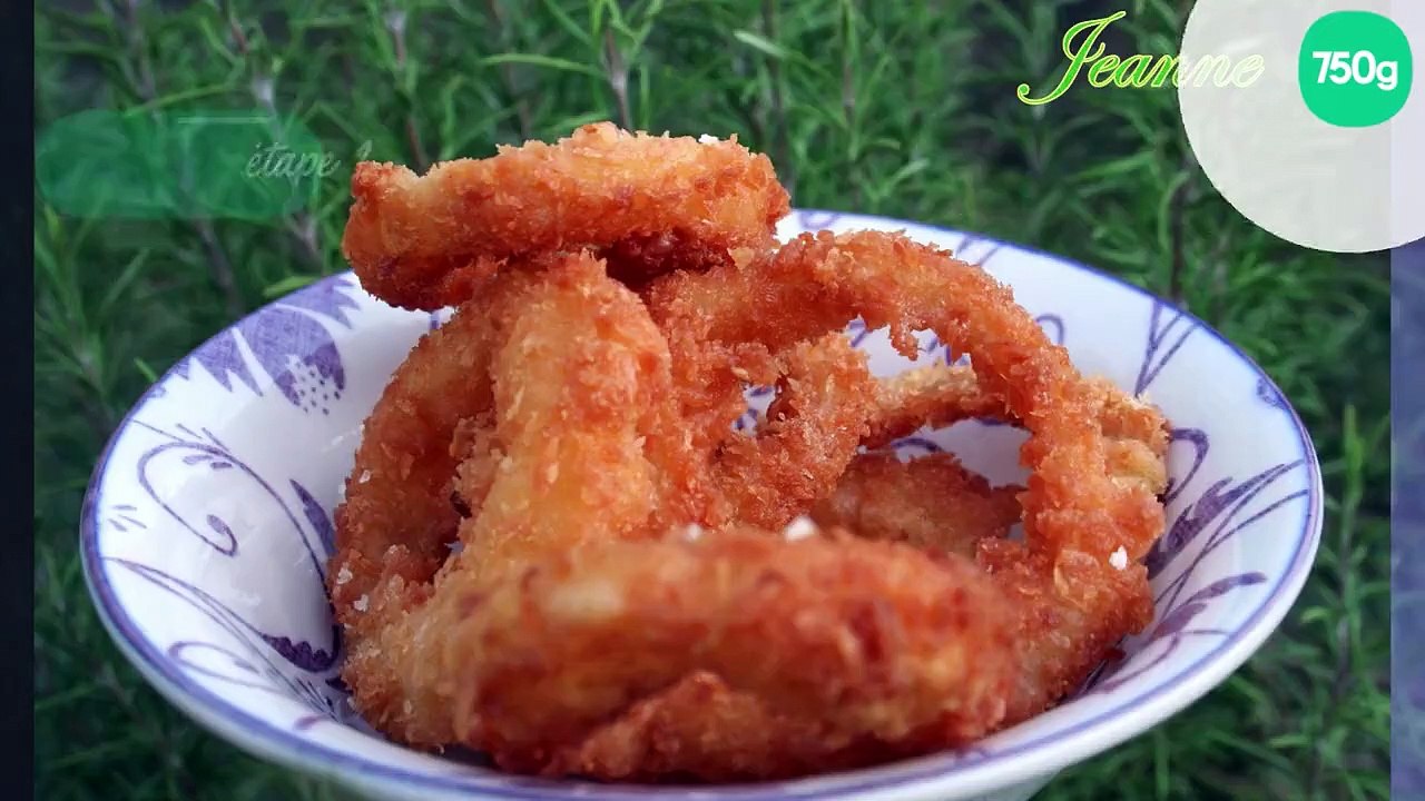 Beignets d'oignons façon Onions rings