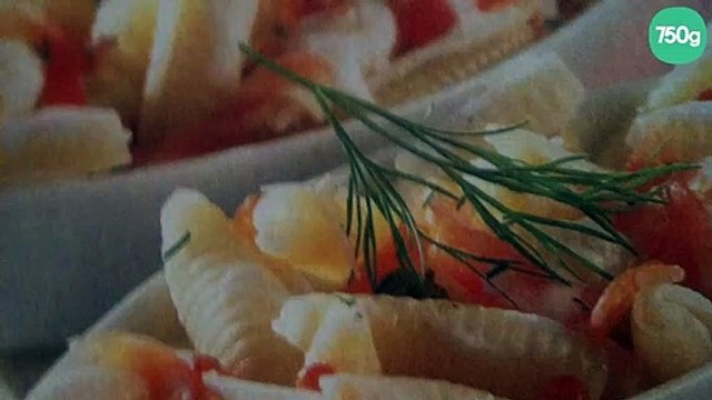 Salade de pâtes au saumon fumé