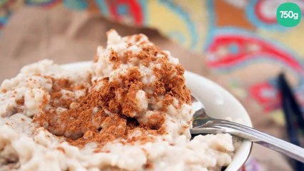 Riz au lait aux raisins