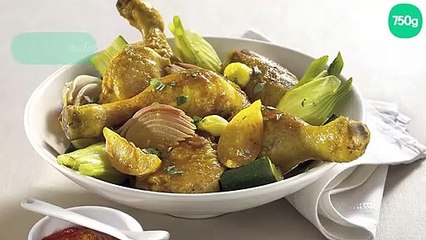 Tajine de poulet à l'aigre-doux