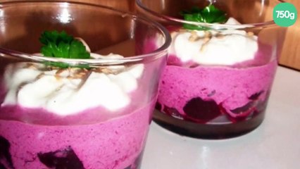 Tiramisu de betteraves rouges