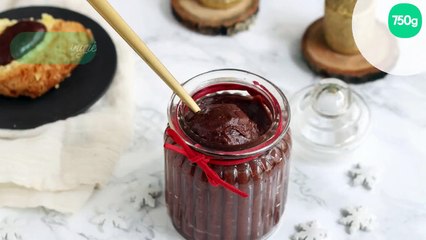 Pâte à tartiner aux noisettes et au rhum