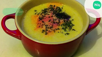 Velouté de maïs au chorizo espagnol