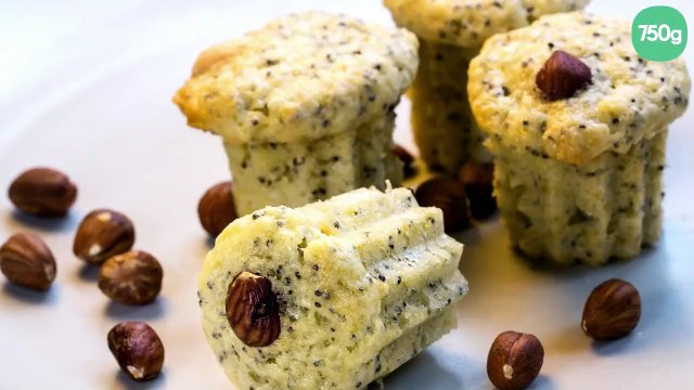 Petits cakes pavot noisette