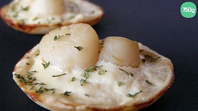 Mini-tartelettes de poisson et Saint Jacques
