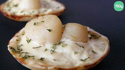 Mini-tartelettes de poisson et Saint Jacques