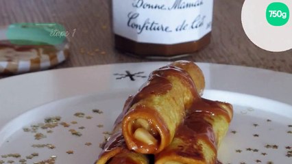 Pain perdu roulé Confiture de Lait Bonne Maman