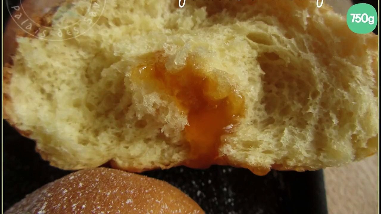 Beignets au four fourrés à la confiture