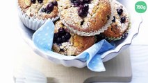 Muffins aux myrtilles sauvages