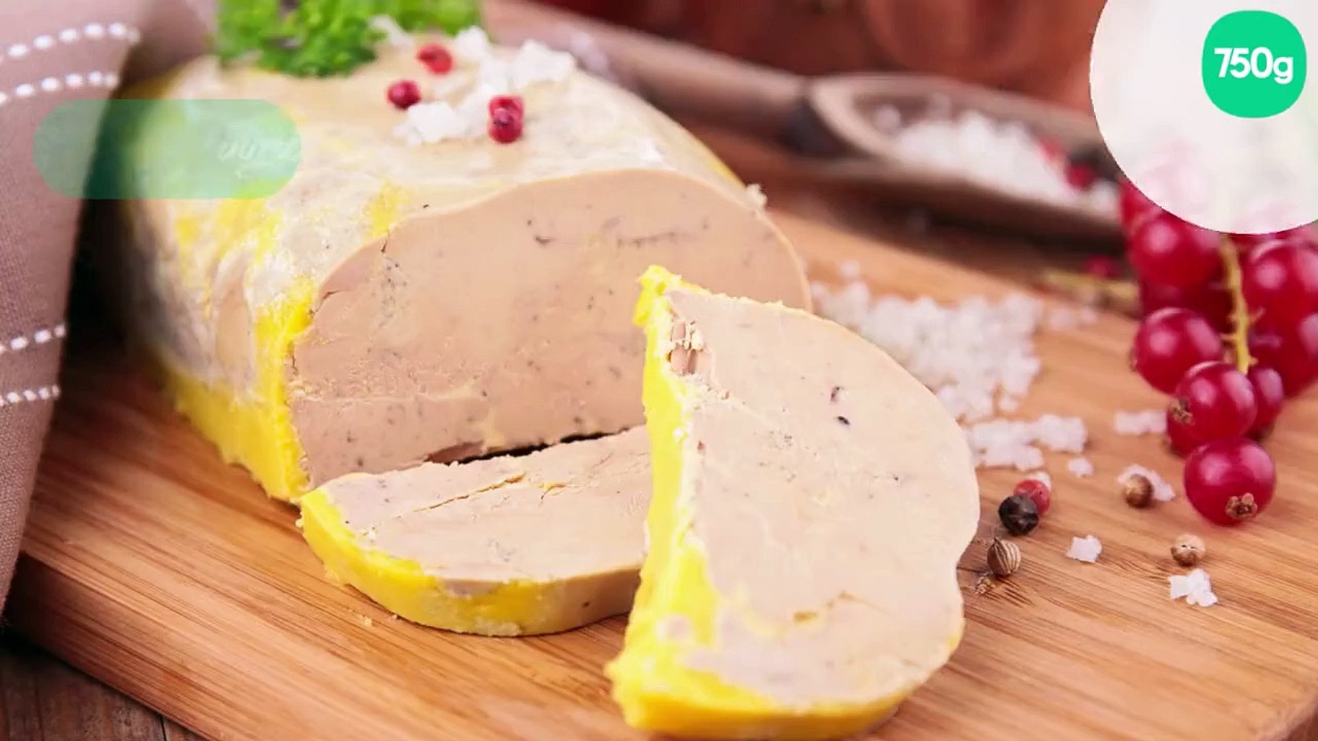 Foie gras mi-cuit parfumé au Sauterne - Vidéo Dailymotion