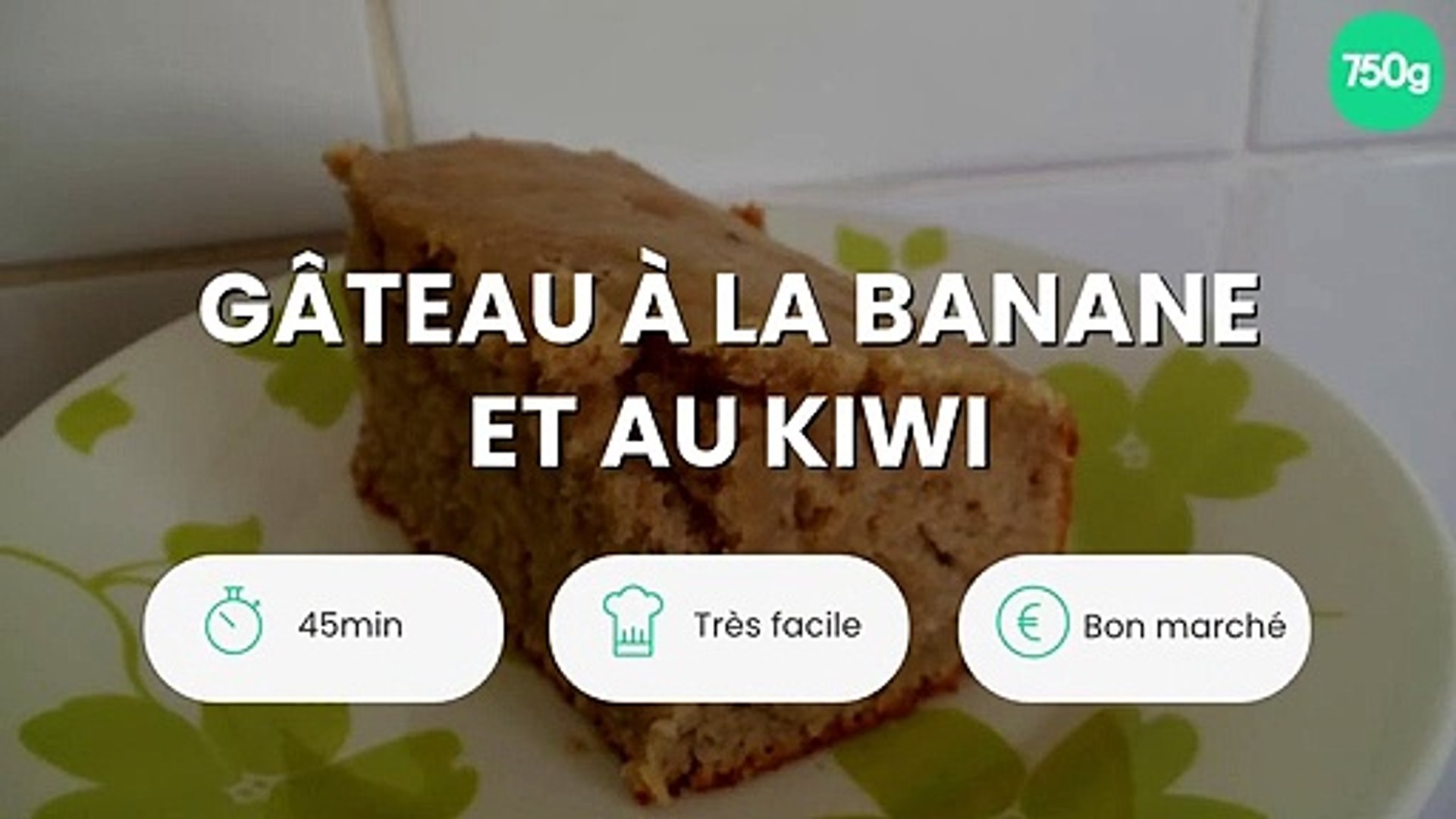Gateau A La Banane Et Au Kiwi Video Dailymotion