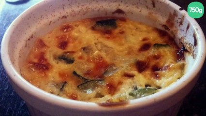 Flan de courgettes en cocotte
