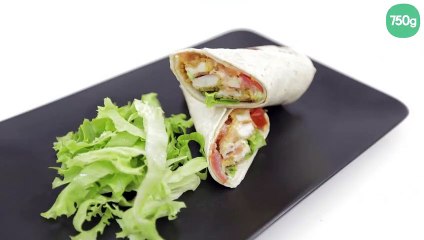 McWRAP Poulet et Bacon revisité par Chef Damien