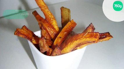 Verrine de frites de carottes