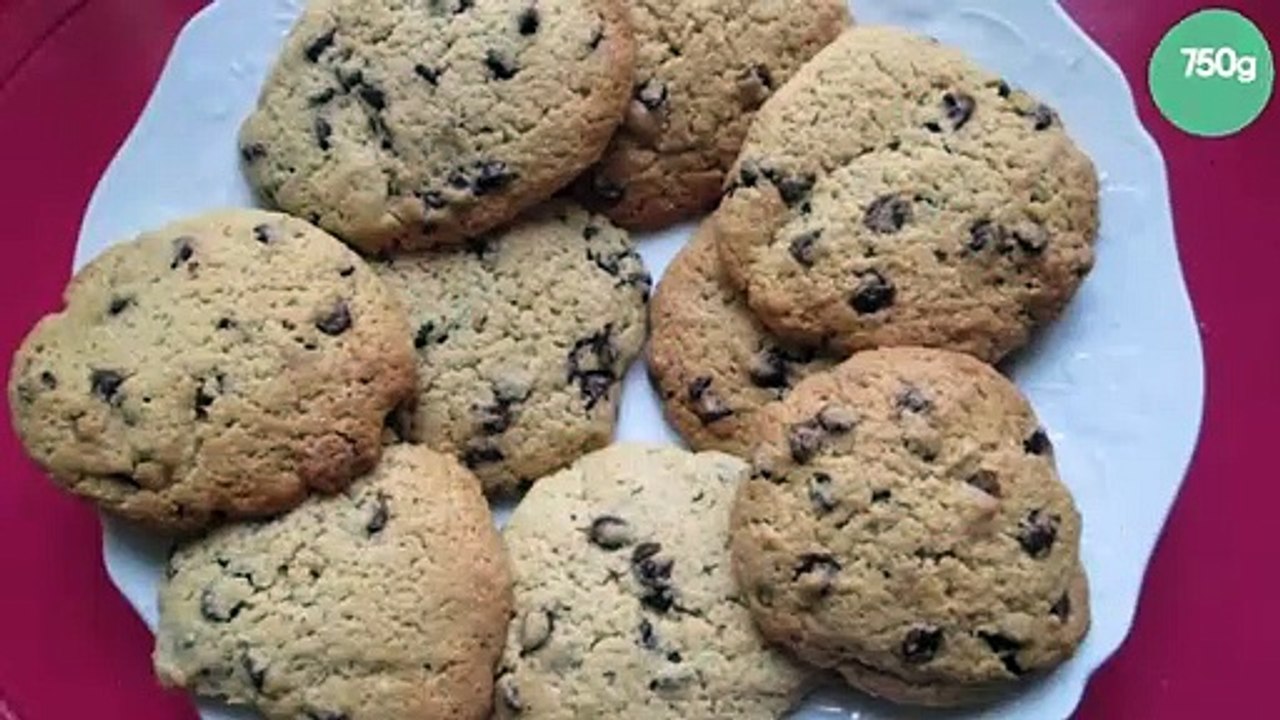 Cookies aux pépites de chocolat et amandes