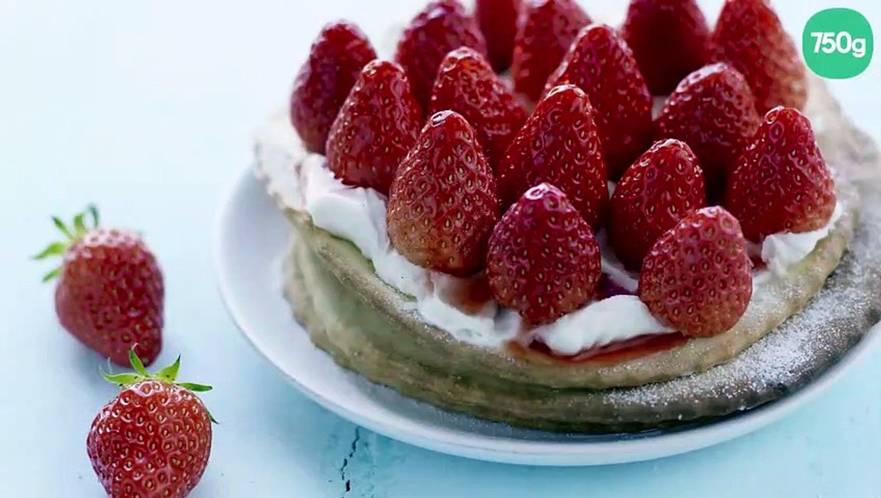 Tartelettes fines aux fraises, mascarpone vanille