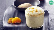 Soufflé chaud à la clémentine de Corse, crème glacée au café arabica