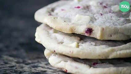 Cookies au chocolat blanc et aux cranberries