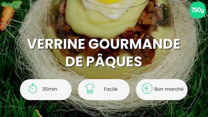 Verrine gourmande de Pâques