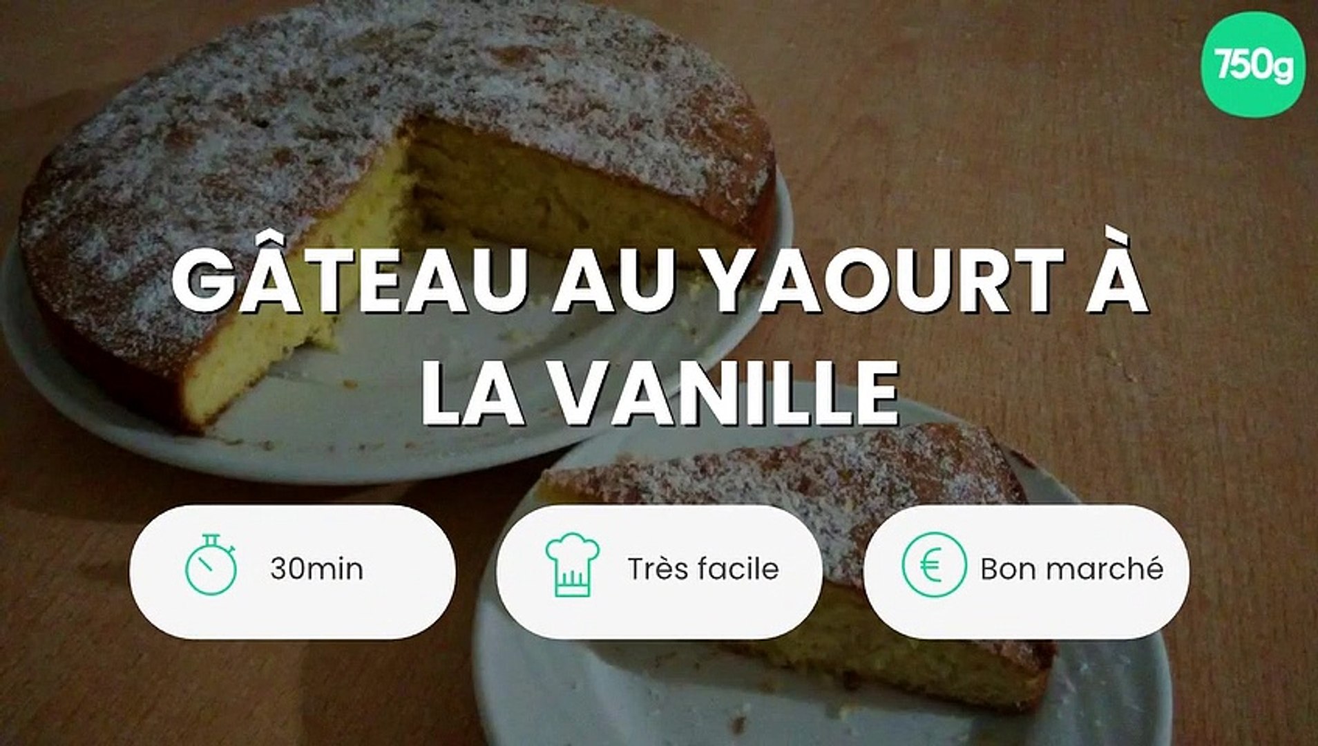 Gateau Au Yaourt A La Vanille Video Dailymotion