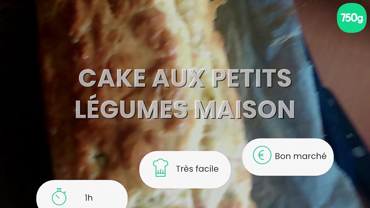 Cake aux petits légumes maison