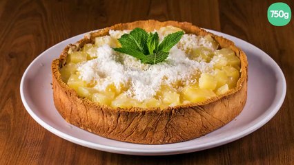 Video herunterladen: Tarte ananas et noix de coco