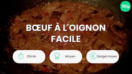Bœuf à l'oignon facile