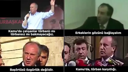 Muharrem İnce'nin ikiyüzlülüğü