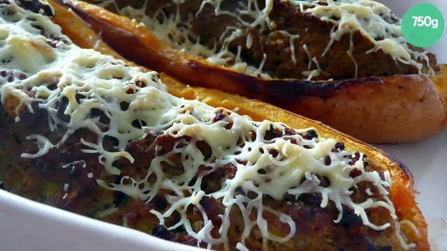 Courge butternut farcie classique
