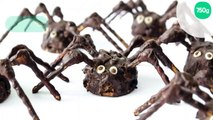 Araignées d'Halloween au chocolat