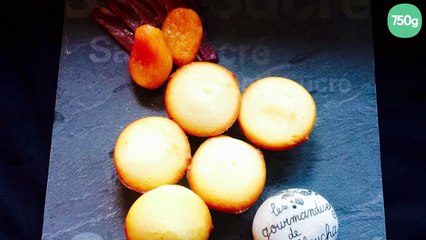 Financier salé : chèvre, magret et abricots moelleux
