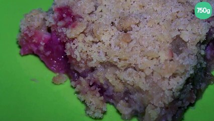 Crumble rhubarbe